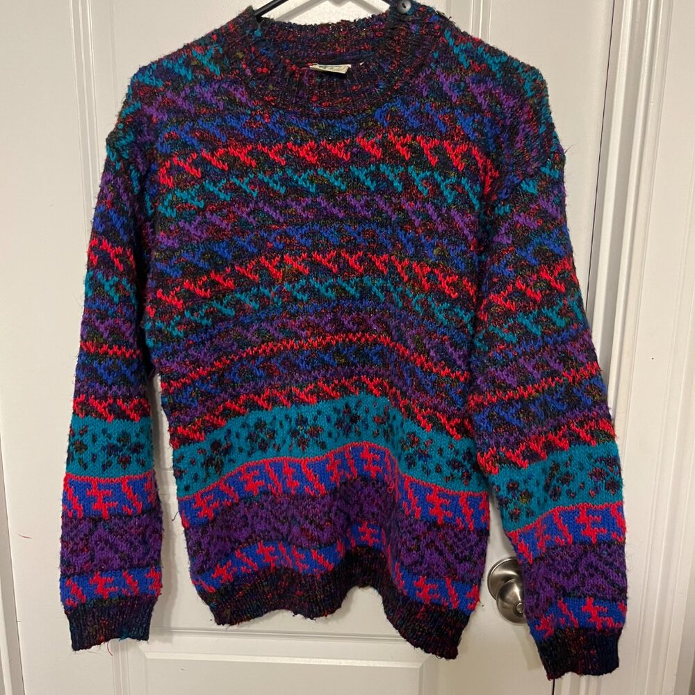 Vintage 80s Grandpa Sweater
